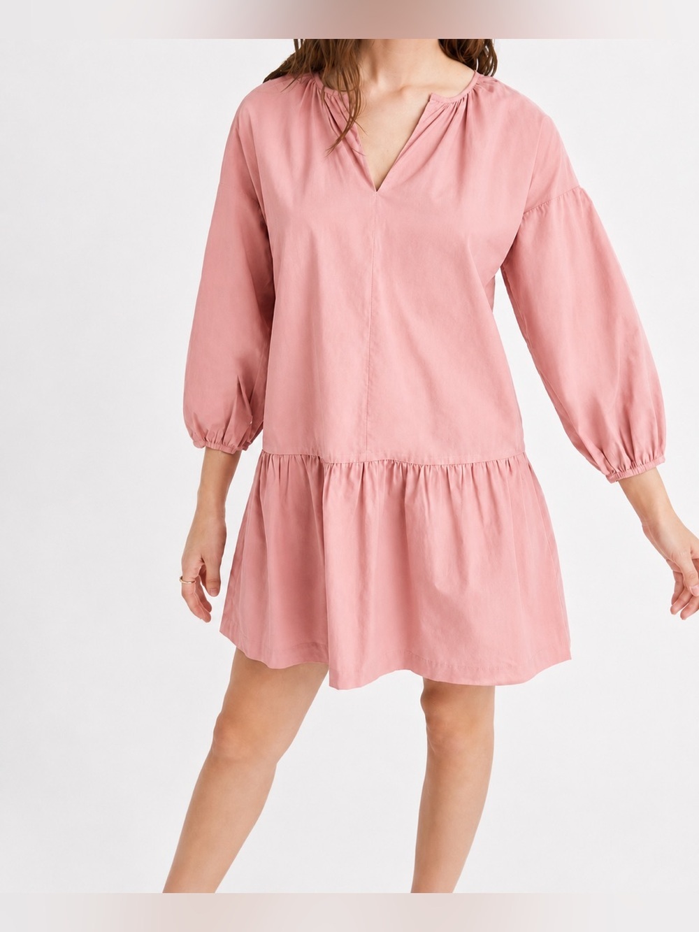 Madewell NWT (slightly flawed) dusty pink mini dress, medium